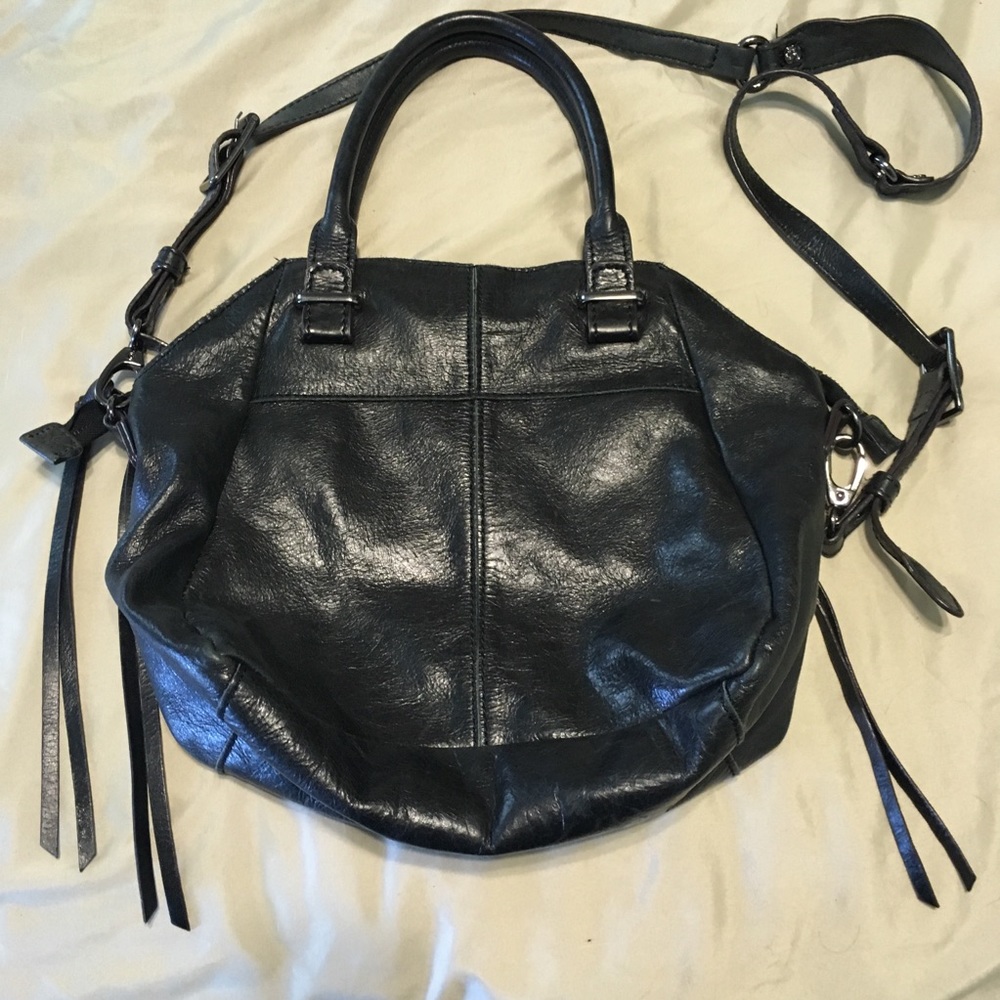Elliot Lucca black leather bag